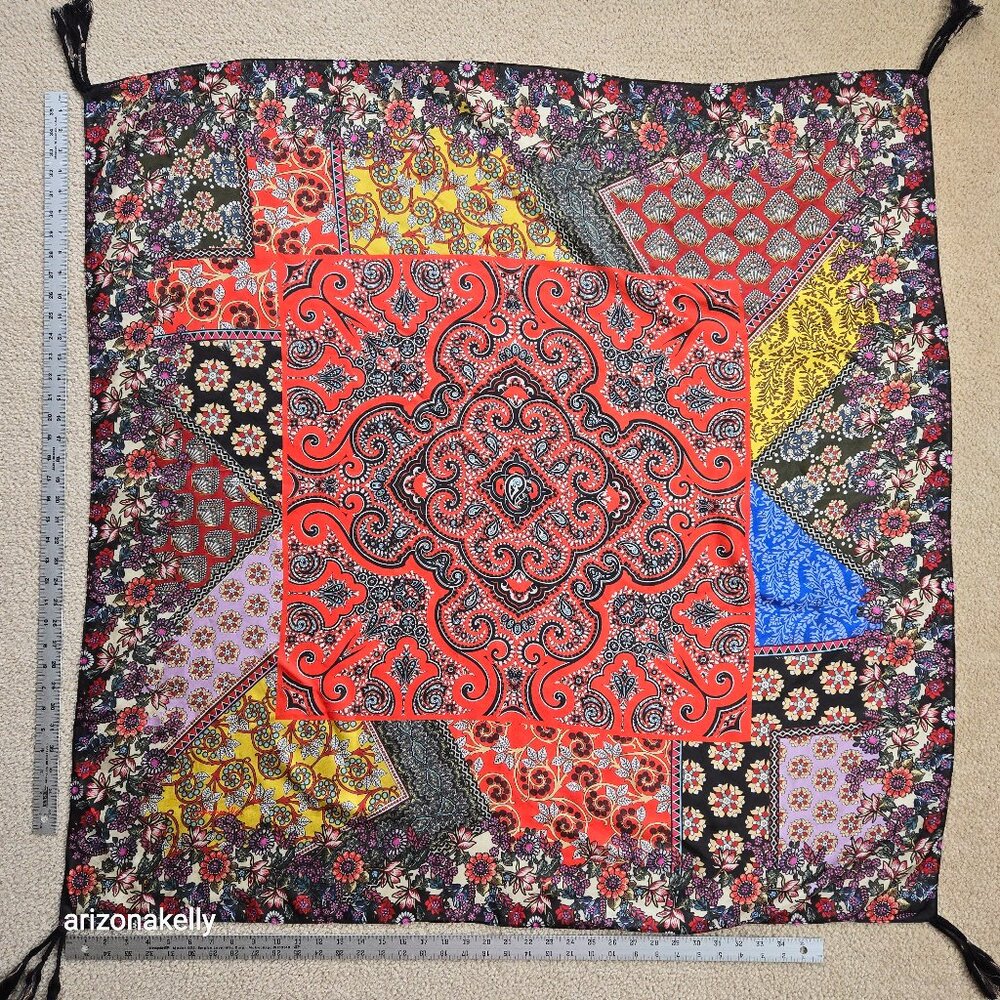 Johnny Was Silk Scarf #10